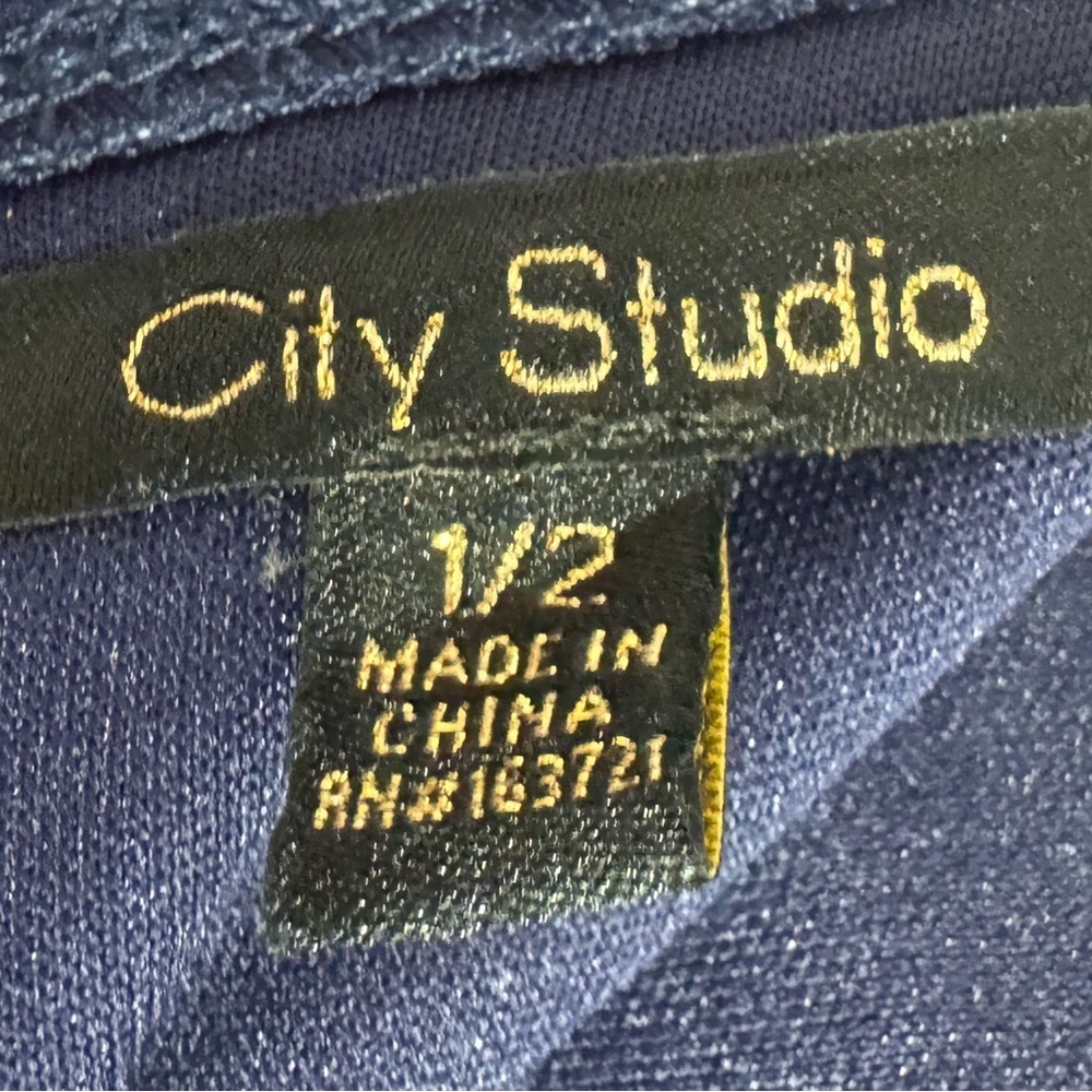 City Studio Mini Dress size 1/2 NWOT - Picture 3 of 5